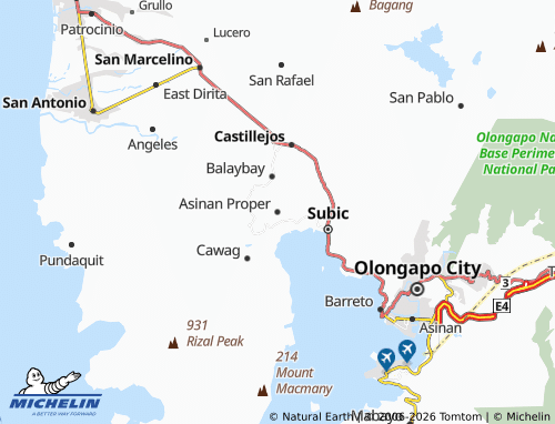 MICHELIN Asinan Proper map - ViaMichelin