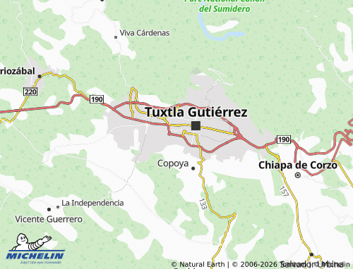 MICHELIN Burocrática map - ViaMichelin