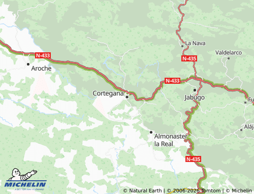 MICHELIN-Landkarte Cortegana - ViaMichelin