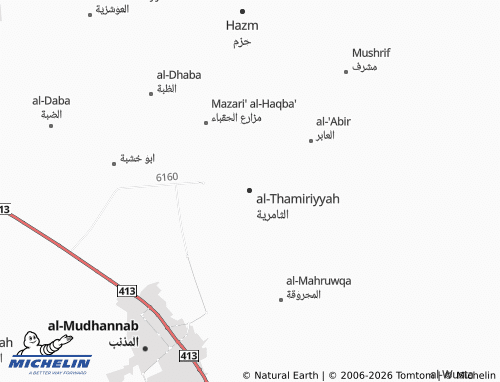 MICHELIN-Landkarte al-Thamiriyyah - ViaMichelin