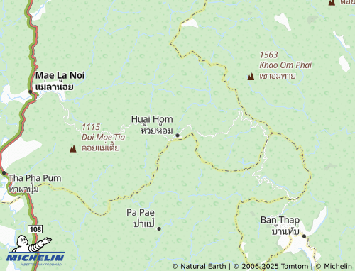 MICHELIN Huai Hom map - ViaMichelin