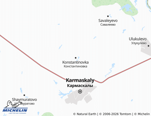 MICHELIN Konstantinovka map - ViaMichelin