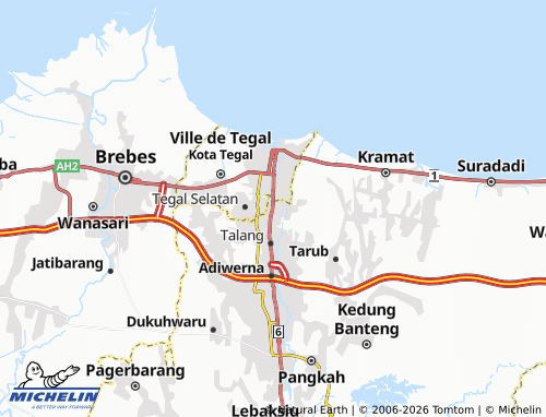 MICHELIN Karanganyar map - ViaMichelin