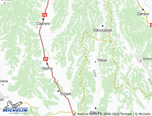 Mappa MICHELIN Marinești - ViaMichelin