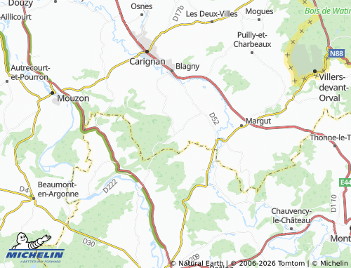 Mappa MICHELIN Malandry - ViaMichelin