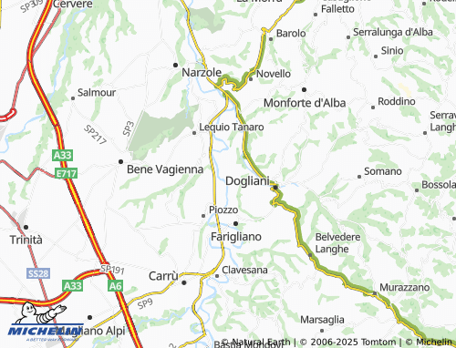 MICHELIN Viaiano Soprano map - ViaMichelin