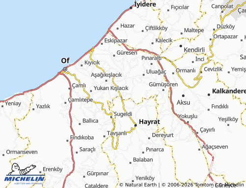 MICHELIN Sıraağaç map - ViaMichelin