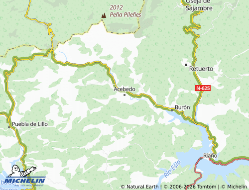 MICHELIN-Landkarte Acebedo - ViaMichelin