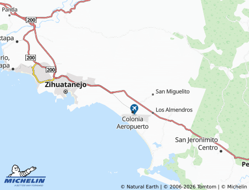 Mappa MICHELIN Coacoyul Centro - ViaMichelin