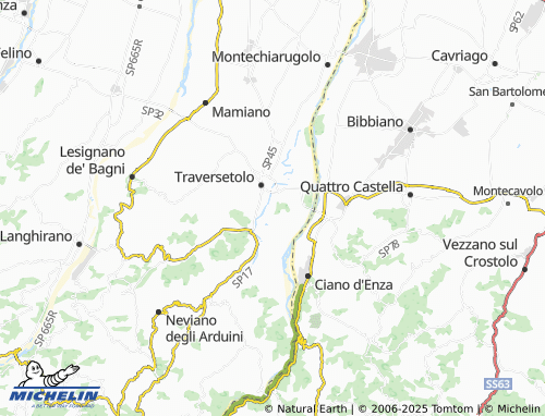 MICHELIN Villa Carbognani map - ViaMichelin
