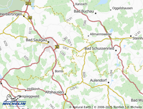 Mapa MICHELIN Rieden - ViaMichelin