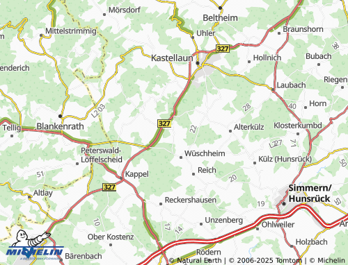 Carte MICHELIN Hundheim - ViaMichelin