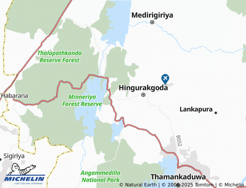 MICHELIN Pasiyawewa map - ViaMichelin