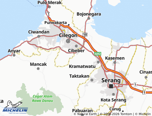 Mappa MICHELIN Waringinkurung - ViaMichelin