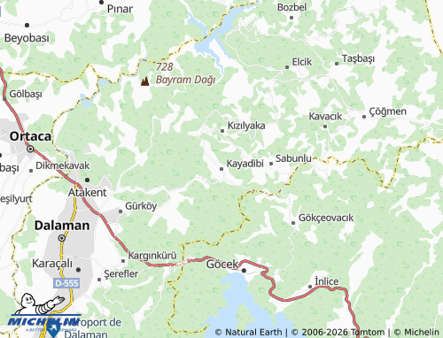 Mappa MICHELIN Kayadibi - ViaMichelin