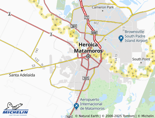 MICHELIN Francisco Villa Norte map - ViaMichelin