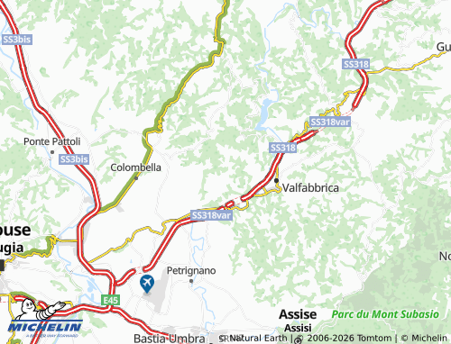 MICHELIN-Landkarte Monteverde - ViaMichelin
