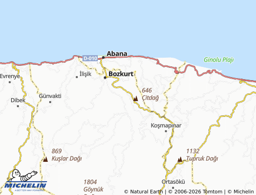 Mappa MICHELIN Yeni - ViaMichelin