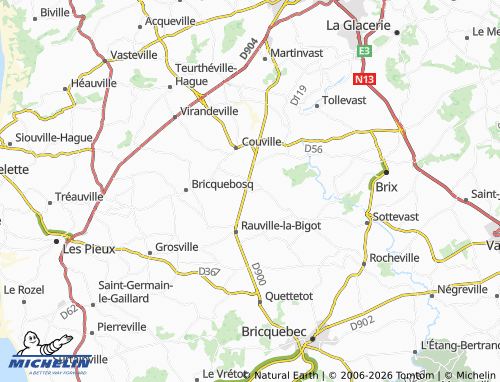 MICHELIN Breuville map - ViaMichelin