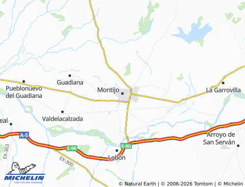Mapa MICHELIN Montijo - ViaMichelin