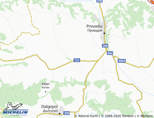 Mappa MICHELIN Hrabrovo - ViaMichelin