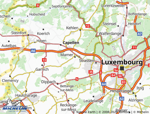 Mappa MICHELIN Mamer - ViaMichelin