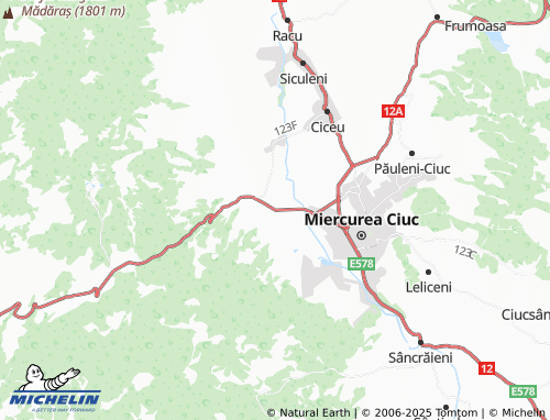 MICHELIN Ciba map - ViaMichelin