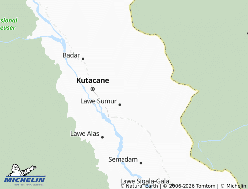 MICHELIN Tiger Miko map - ViaMichelin