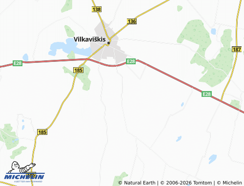 Mappa MICHELIN Pūstapėdžiai - ViaMichelin