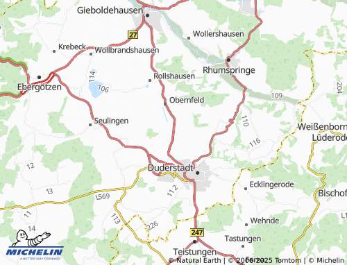 MICHELIN Mingerode map - ViaMichelin