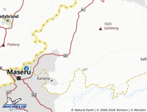 MICHELIN Berea map - ViaMichelin