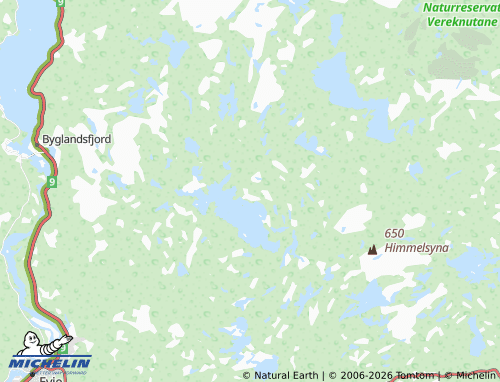 Mappa MICHELIN Gautestad - ViaMichelin