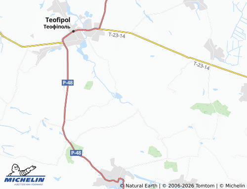 Carte MICHELIN Kotiurzhyntsi - ViaMichelin