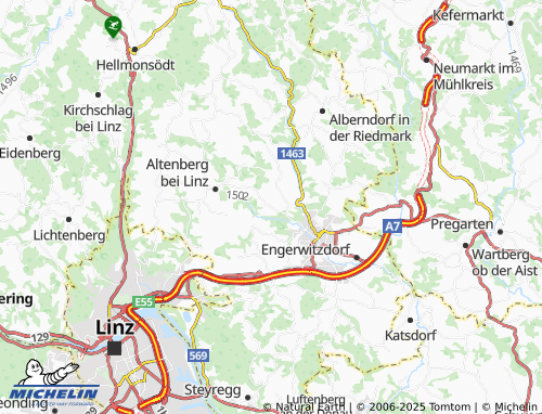 MICHELIN-Landkarte Unterweitrag - ViaMichelin