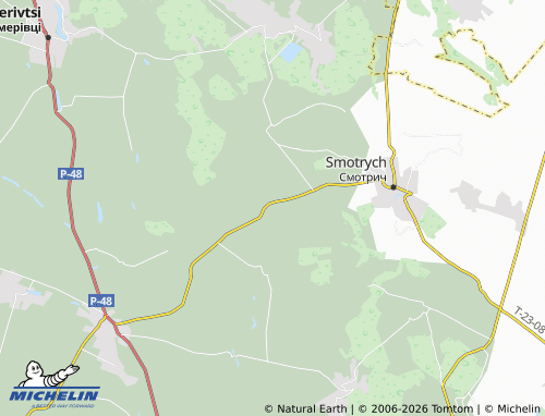 MICHELIN Chorna map - ViaMichelin