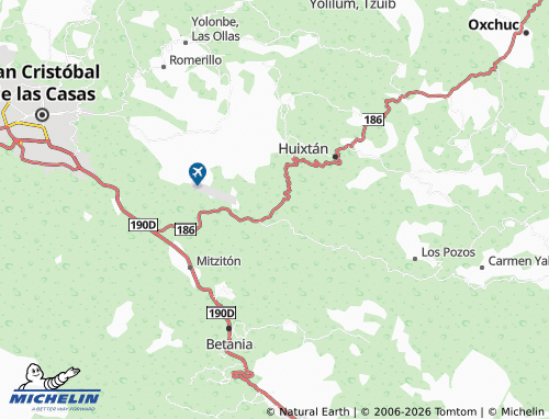 Mapa MICHELIN Lázaro Cárdenas, Chilil - ViaMichelin