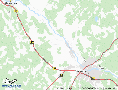 Carte MICHELIN Pielusperä - ViaMichelin