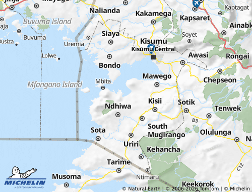 MICHELIN Homa Bay map - ViaMichelin