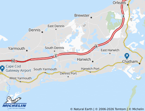 Kaart MICHELIN North Harwich - ViaMichelin