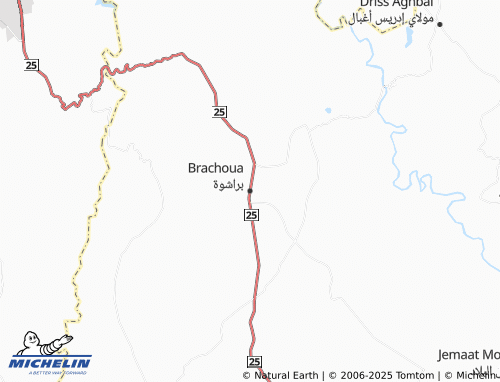 MICHELIN Brashwah map - ViaMichelin