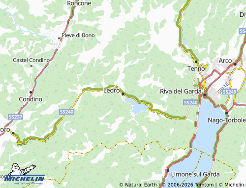 Mappa MICHELIN Ledro - ViaMichelin