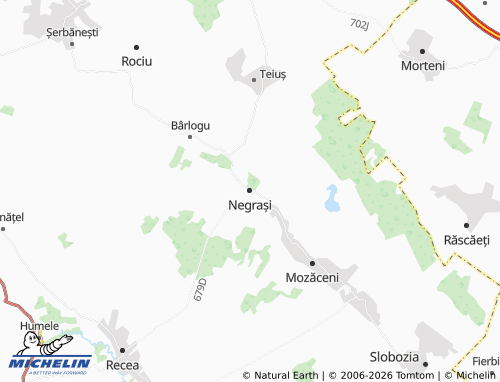 Mapa MICHELIN Negrași - ViaMichelin
