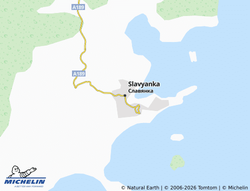 MICHELIN-Landkarte Slavyanka - ViaMichelin