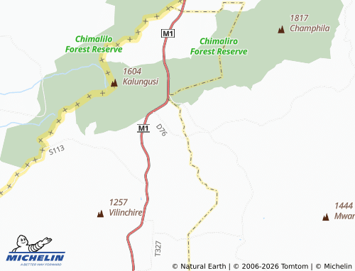 MICHELIN Kakware map - ViaMichelin