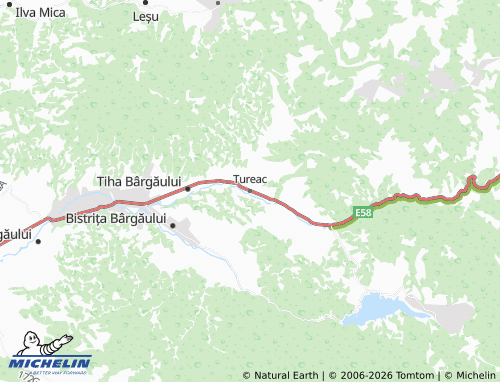 MICHELIN Tureac map - ViaMichelin