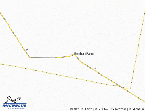 MICHELIN-Landkarte Esteban Rams - ViaMichelin