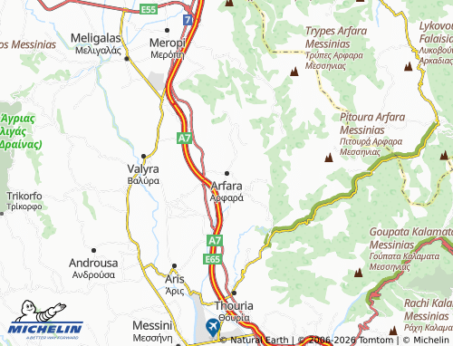 MICHELIN Arfara map - ViaMichelin