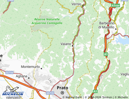 Carte MICHELIN Schignano - ViaMichelin