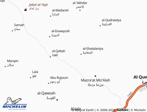 Mappa MICHELIN al-Beethiya - ViaMichelin