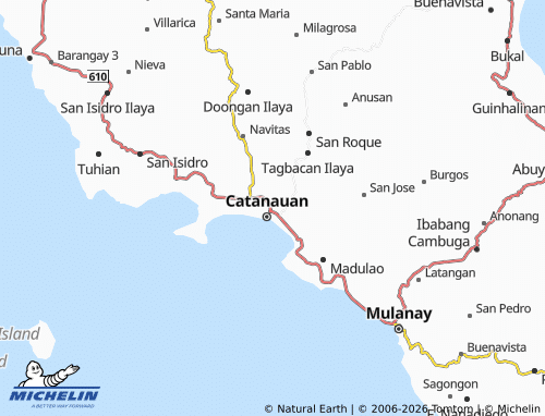 MICHELIN Barangay 1 map - ViaMichelin